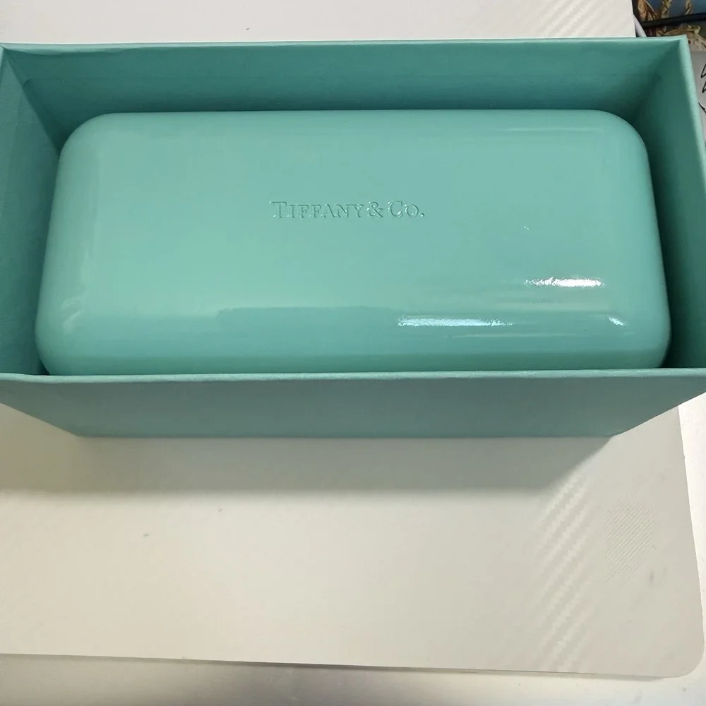 TIFFANY & CO EYEGLASS, Sunglass Hard Case, Storage Box, Cleaning Cloth, Pouch